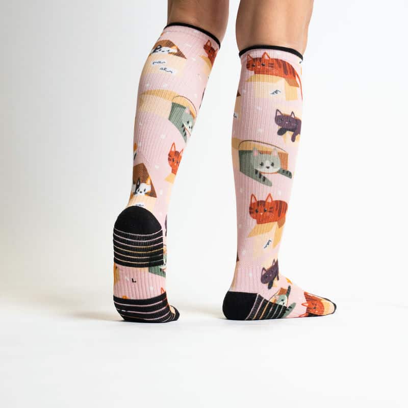 Cats In Boxes Diabetic Compression Socks