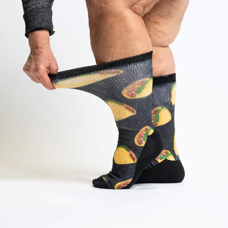 Taco Tuesday Non-Binding Diabetic Socks