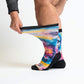 Super Tie Dye Non-Binding Diabetic Socks