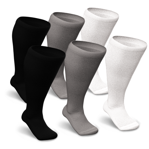 Assorted Diabetic Socks 6 Pack Viasox