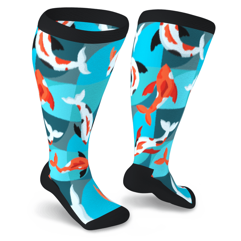 Koi Fish Socks With Triple Padded Soles | Viasox