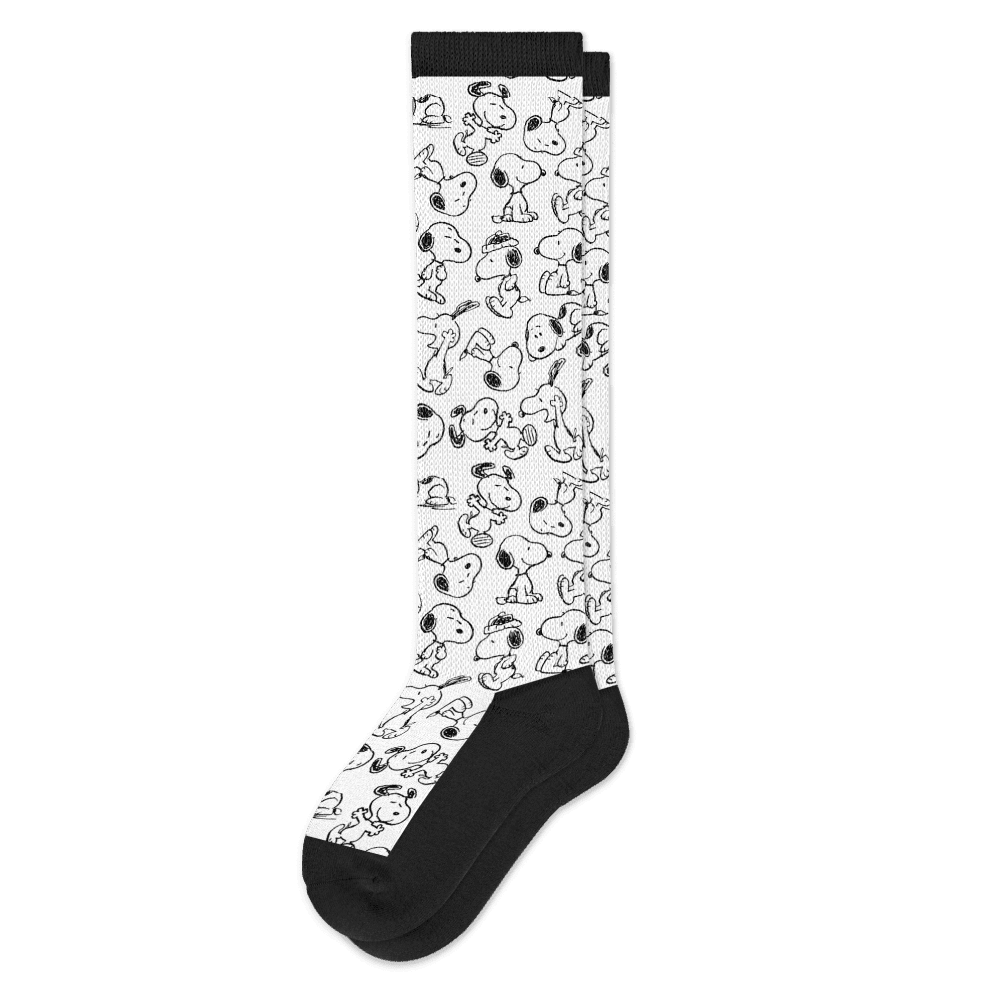 Snoopy Sox EasyStretch™ In A Soft, Stretchy Fabric From Viasox