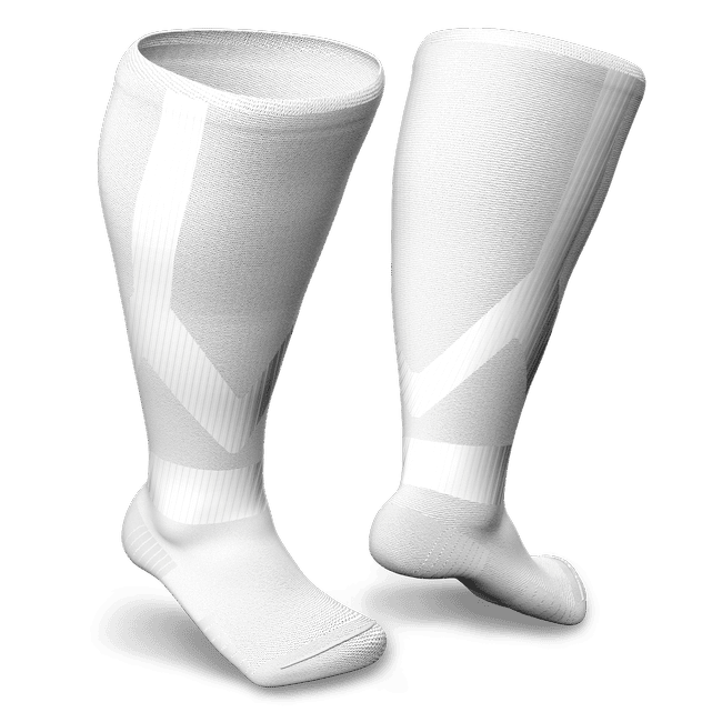 White Compression Socks Therapy Socks Viasox 8752