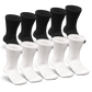 Black & White Non-Binding Diabetic Socks Bundle 10-Pack