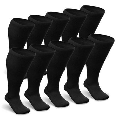 Black Non-Binding Diabetic Socks Bundle 10-Pack