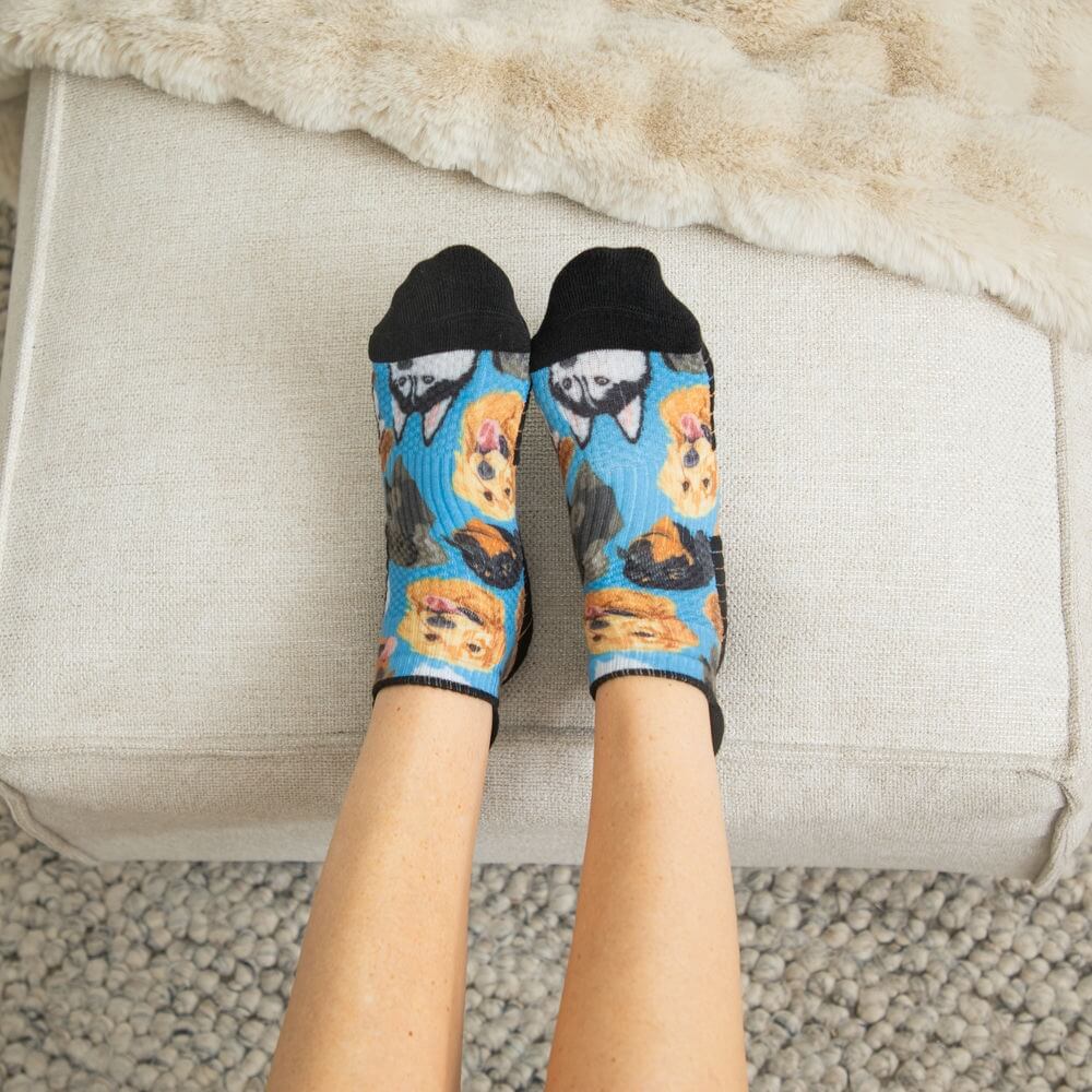 Ruff Life Ankle Compression Socks From Viasox On Ottoman