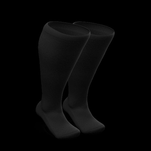 1 Pair Black EasyStretch™ Diabetic Socks