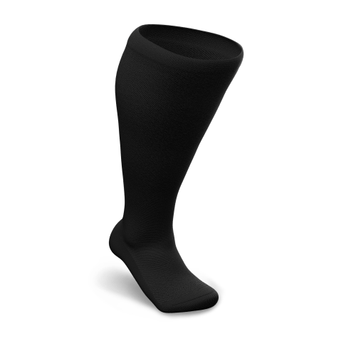 1 Pair Black Non-Binding Diabetic Socks
