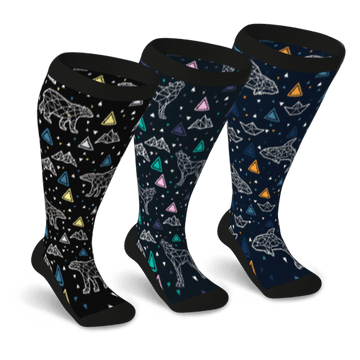 Arctic Nights Non-Binding Diabetic Socks Bundle 3-Pack