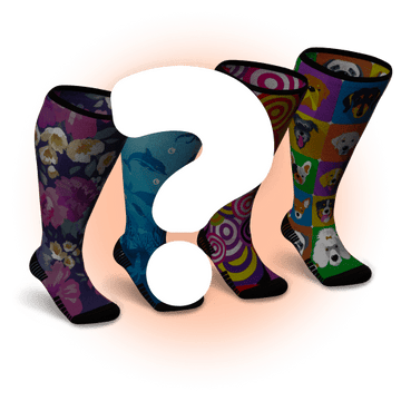 Mystery Diabetic Compression Socks 4-Pack