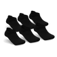 Black Diabetic Ankle Socks Bundle 6-Pack