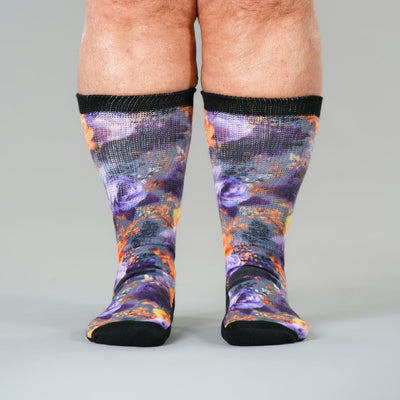 Purple Fantasy EasyStretch™ Socks
