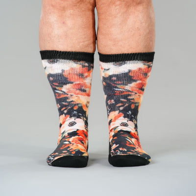 Fall Floral EasyStretch™ Socks