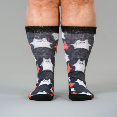 Boo Kitties EasyStretch™ Socks