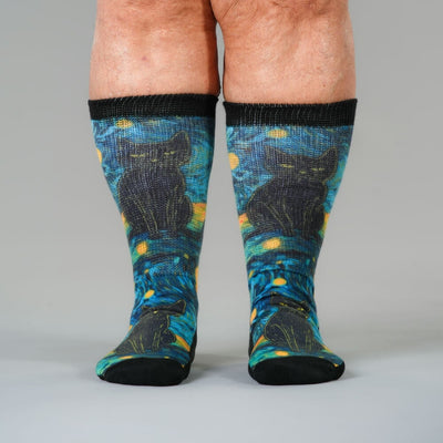 Starry Cat EasyStretch™ Socks