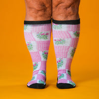 Viasox Petal Patch EasyStretch Socks 5-Pack Bundle pair displayed