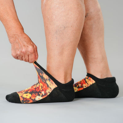 Amber Blooms Ankle Socks