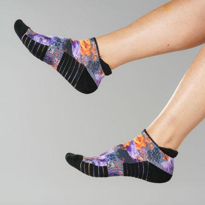 Purple Fantasy Ankle Compression Socks