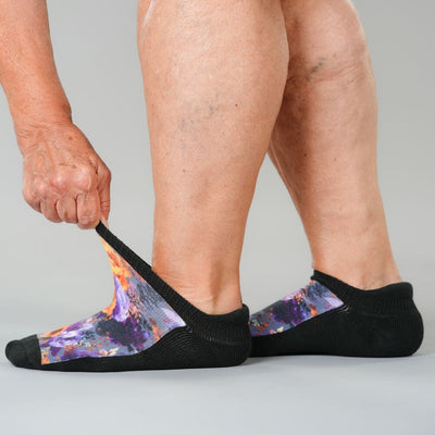 Purple Fantasy Ankle Socks