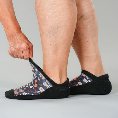 Fall Daisies Ankle Socks