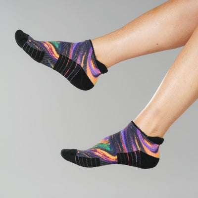 Cosmic Swirl Ankle Compression Socks