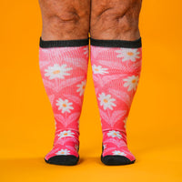 Viasox Petal Patch EasyStretch Socks 5-Pack Bundle stretched display