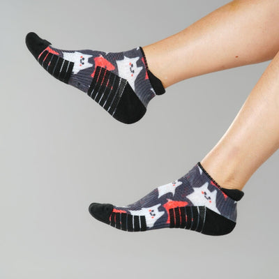 Boo Kitties Ankle Compression Socks