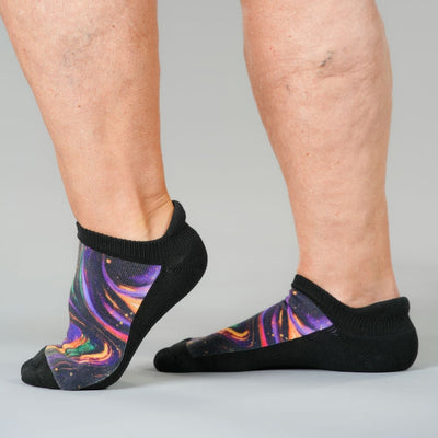 Cosmic Swirl Ankle Socks