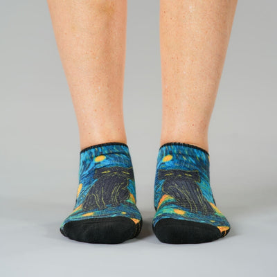 Starry Cat Ankle Compression Socks