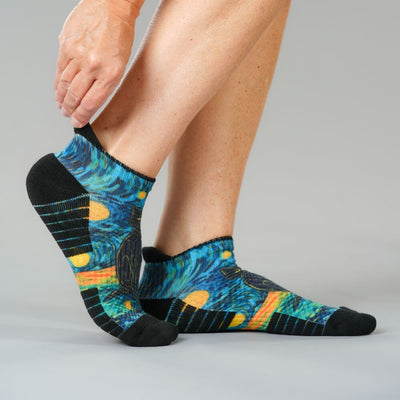 Starry Cat Ankle Compression Socks