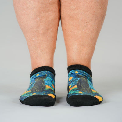 Starry Cat Ankle Socks