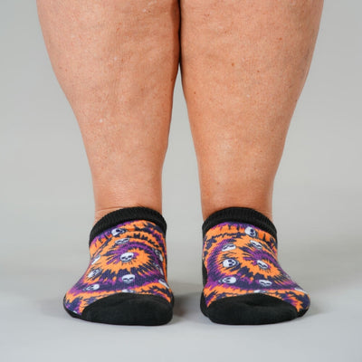 Halloween Tie Dye Ankle Socks