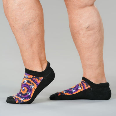 Halloween Tie Dye Ankle Socks