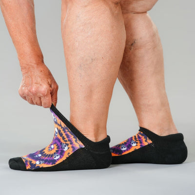 Halloween Tie Dye Ankle Socks