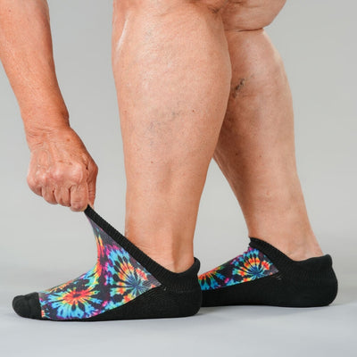 Rainbow Dye Ankle Socks