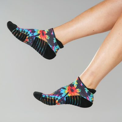 Rainbow Dye Ankle Compression Socks
