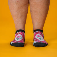 Viasox First Blooms Ankle Socks side view