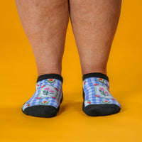 Viasox Petal Patch  Ankle Socks 5-Pack Bundle pair displayed