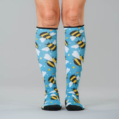 Bee Happy Compression Socks