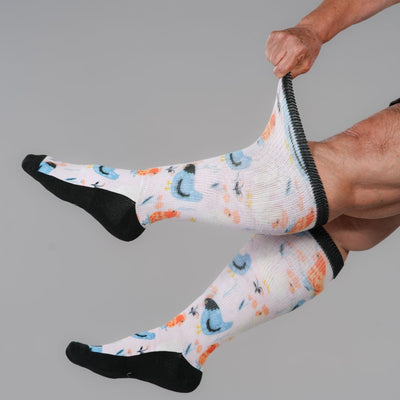 What The Cluck EasyStretch™ Socks