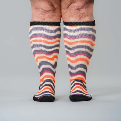 Autumn Waves EasyStretch™ Socks