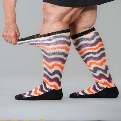 Autumn Waves EasyStretch™ Socks