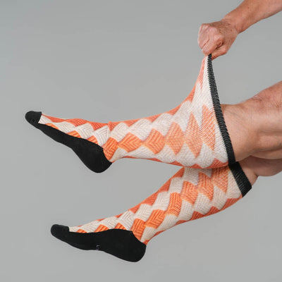 Crochet Leaves EasyStretch™ Socks