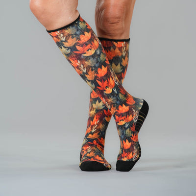 Fall Dance Compression Socks