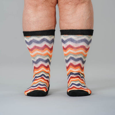 Knitted ZigZags EasyStretch™ Socks