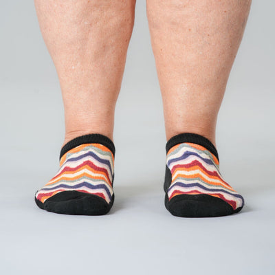 Knitted ZigZags Ankle Socks