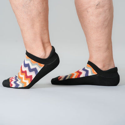 Knitted ZigZags Ankle Socks