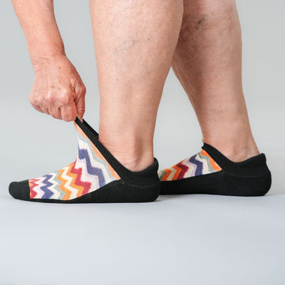 Knitted ZigZags Ankle Socks