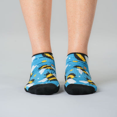 Bee Happy Ankle Compression Socks