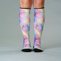 Viasox Magic Marble Compression Socks 5-Pack Bundle side view